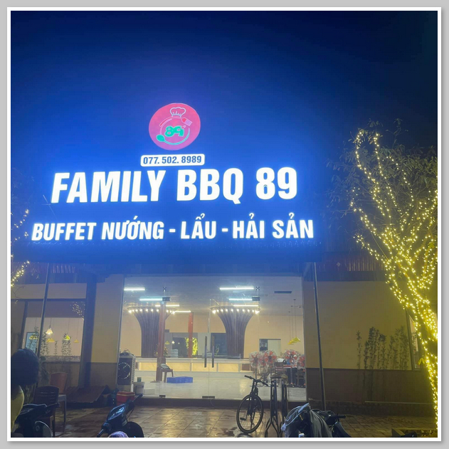 Family BBQ 89 - quán nướng cực đông khách ở gần khu công nghiệp Phố Nối A Hưng Yên 